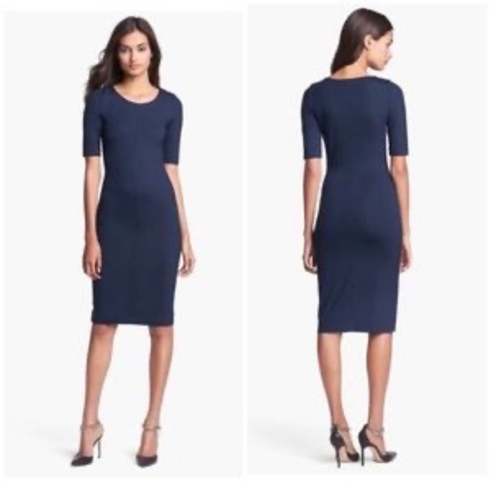 Diane Von Furstenberg Raquel Navy Dress